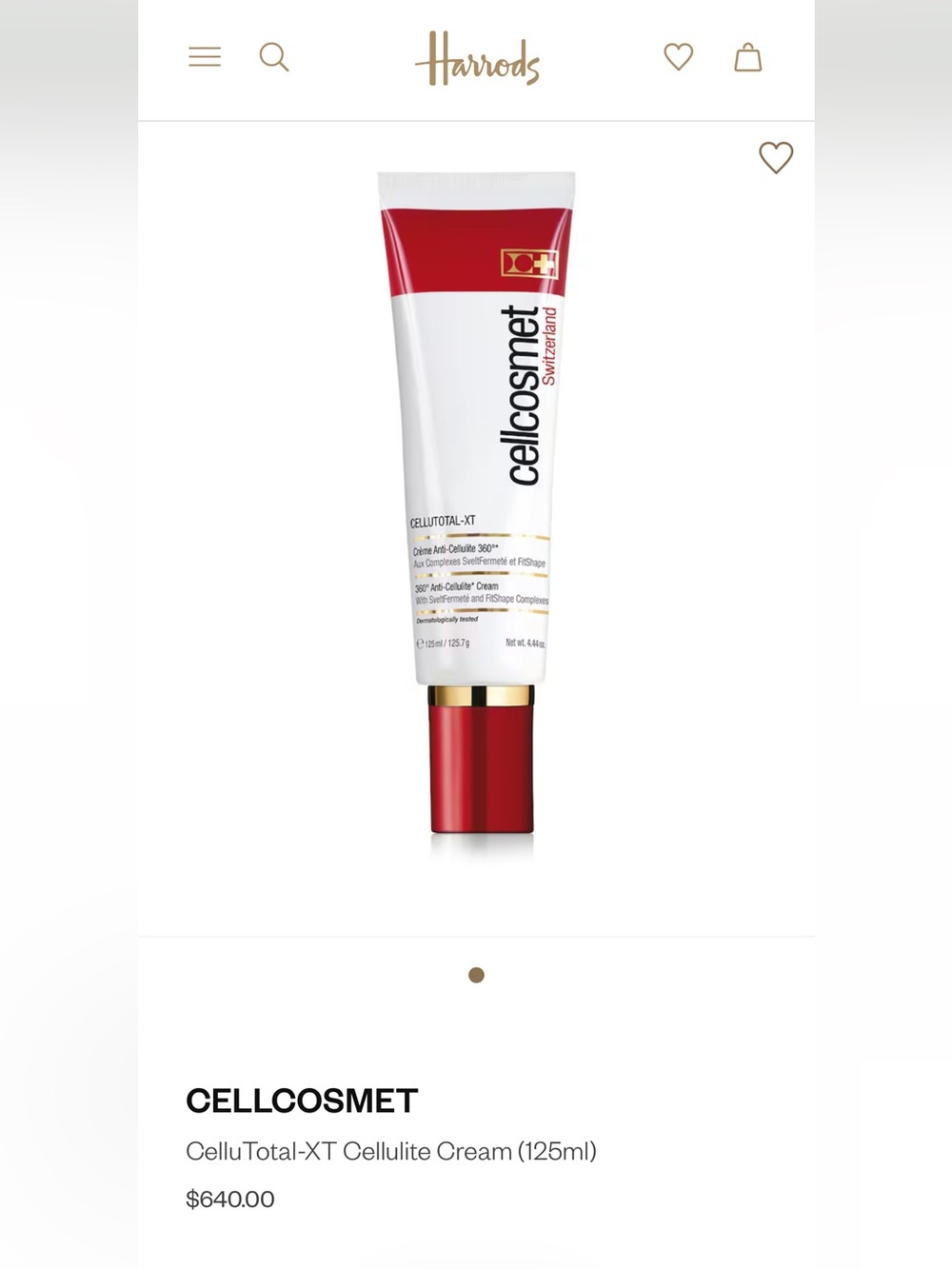 Cellcosmet Cellutotal-XT Anti-Cellulite Cream